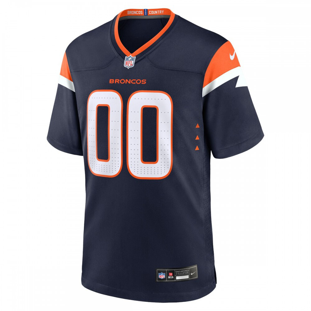 Denver Broncos Nike Alternate Custom Game Jersey - Navy-Profan Arena